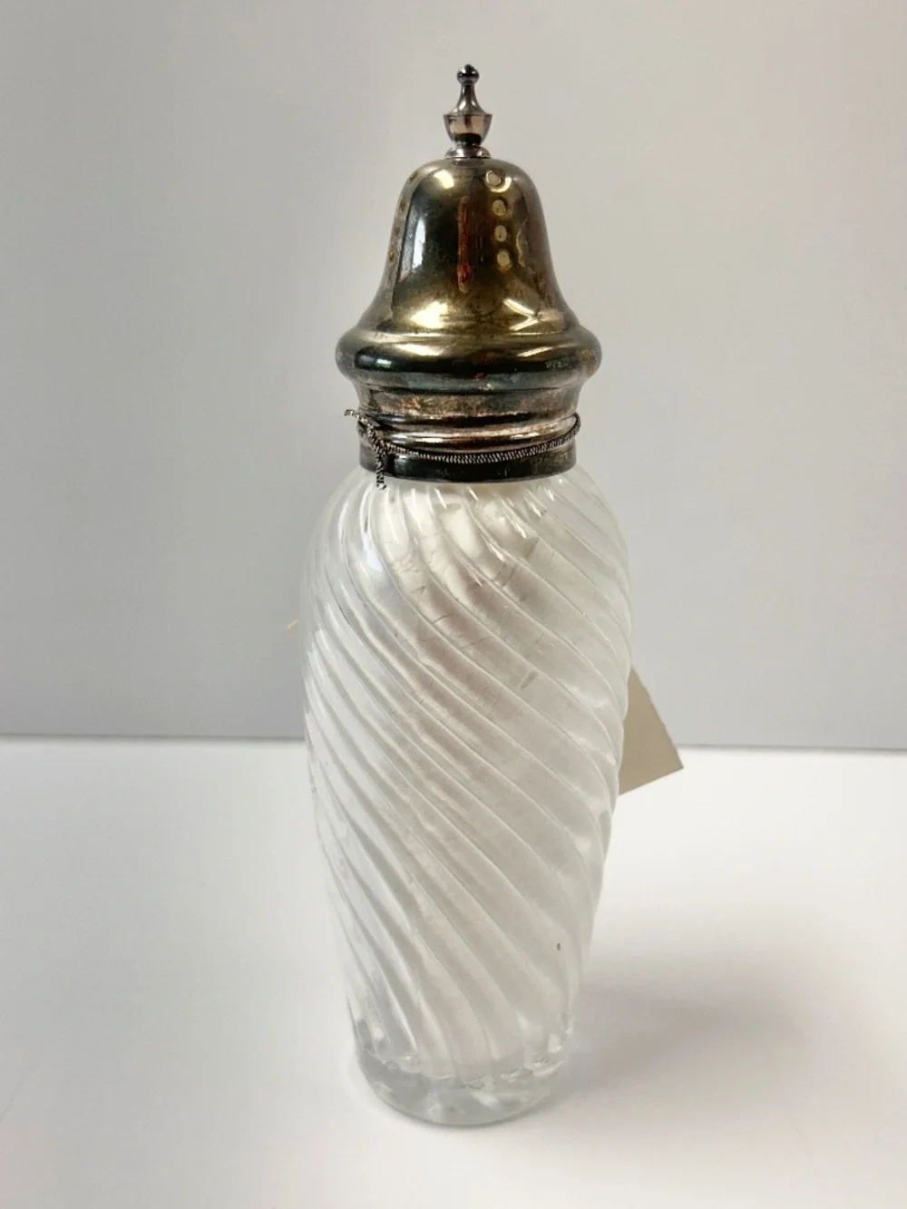 Spiral Lady Primrose Ambience Fine Dusting Silk Powder Silver Top Vanity Shaker